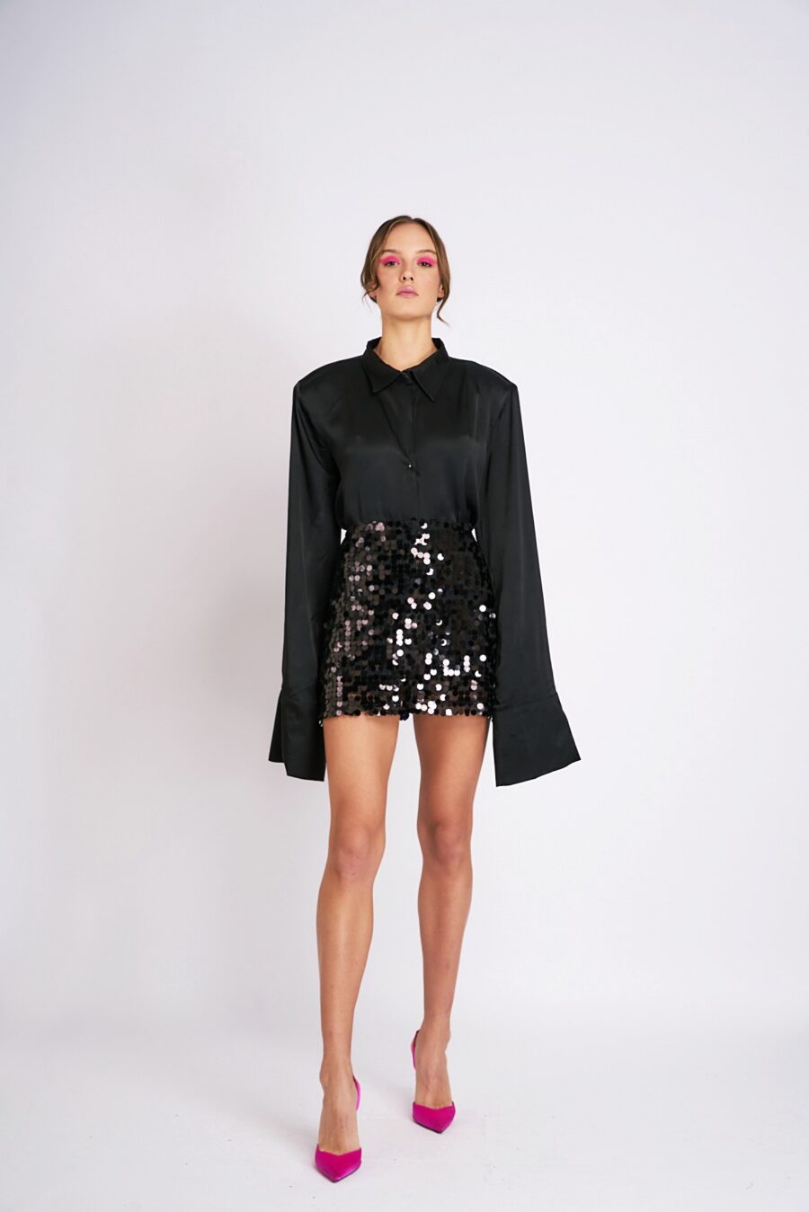flash mini skirt black-studio83
