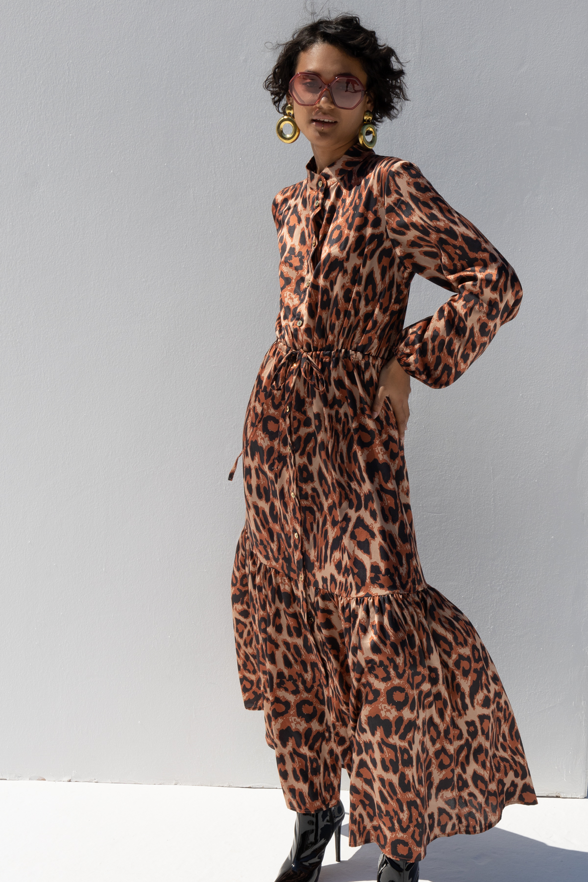 Mallory the Label Sara Leopard Dress