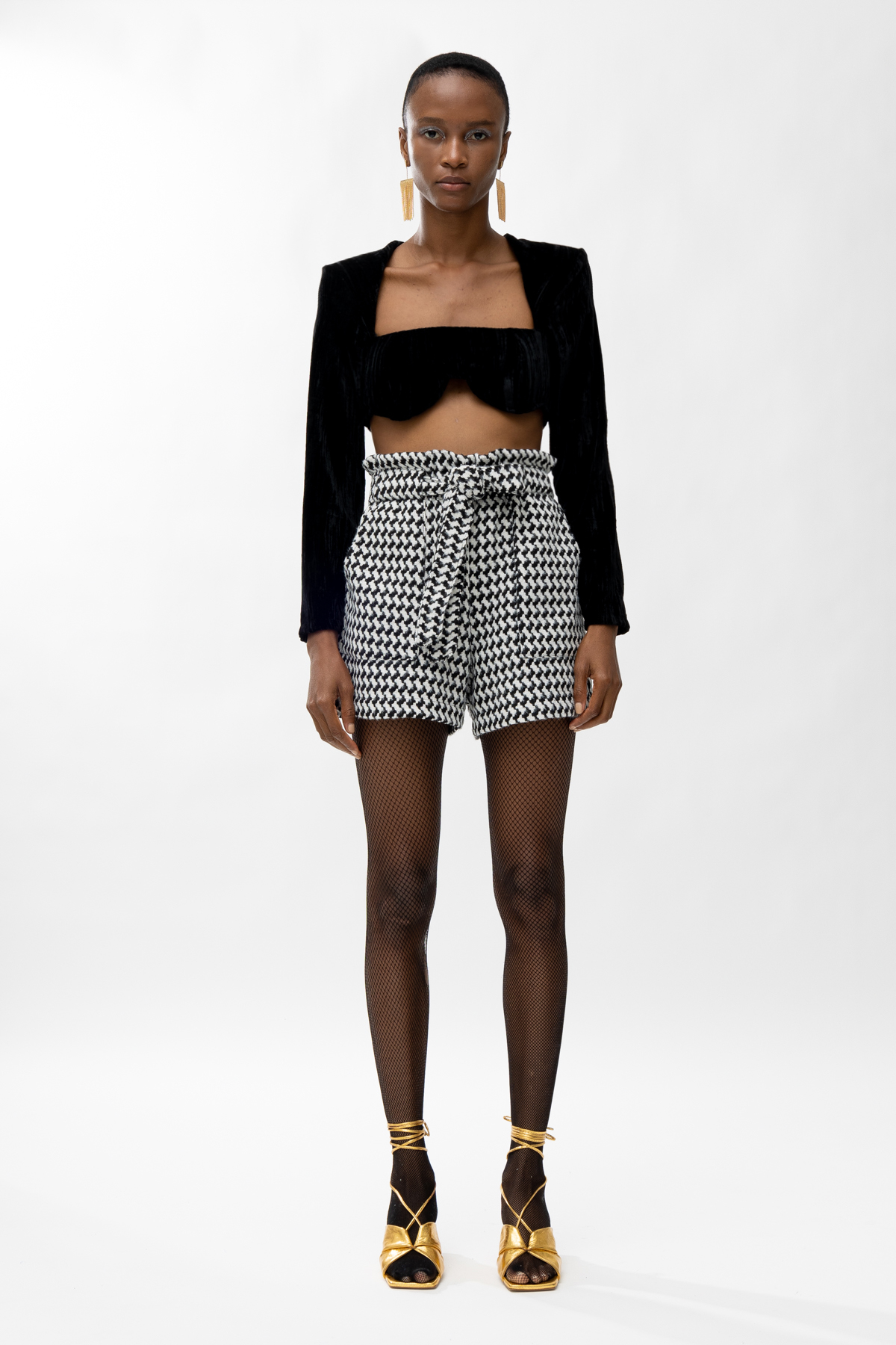 Mallory the Label Keisha Black & White Shorts
