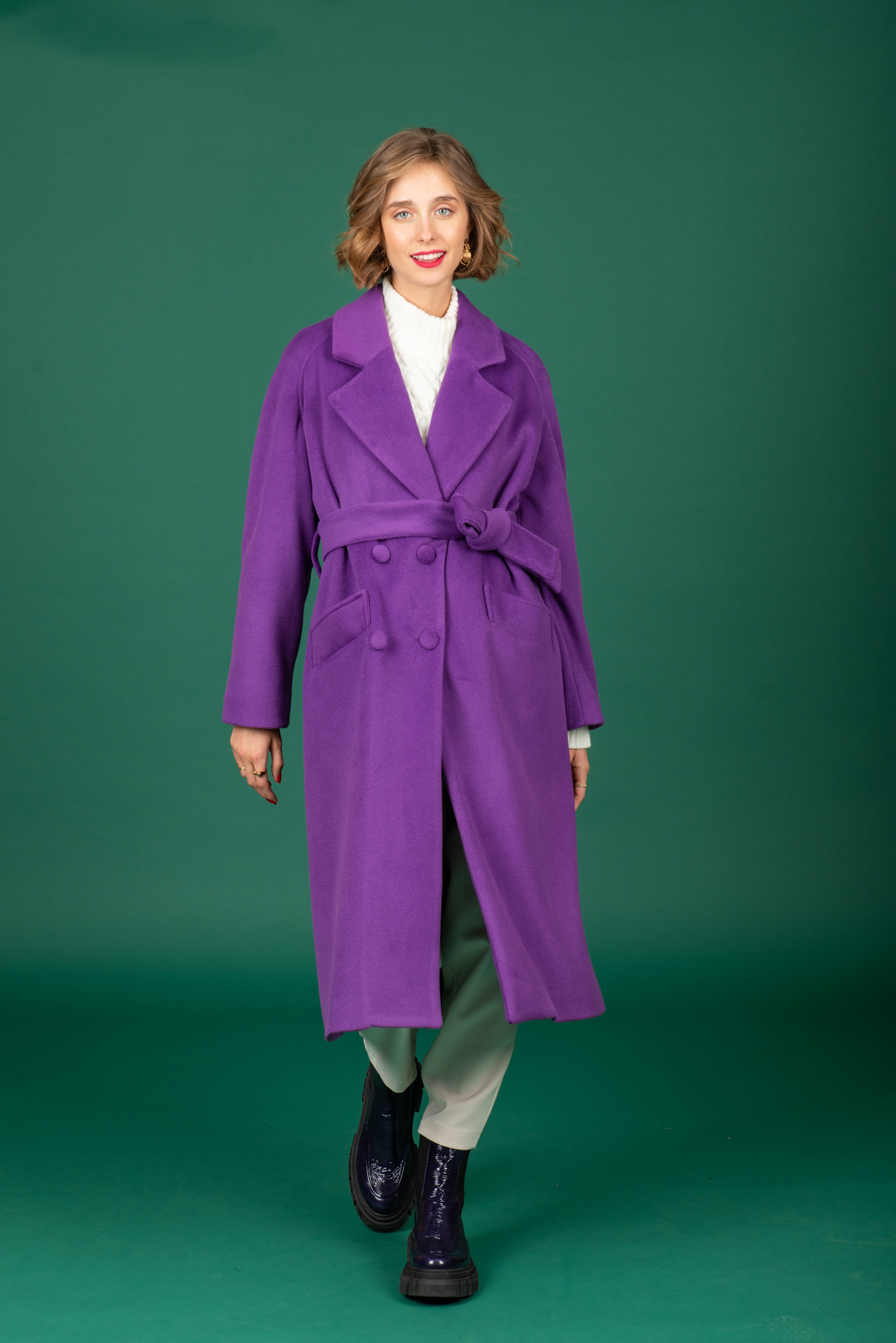Chaton Marshmallow coat (Violet)