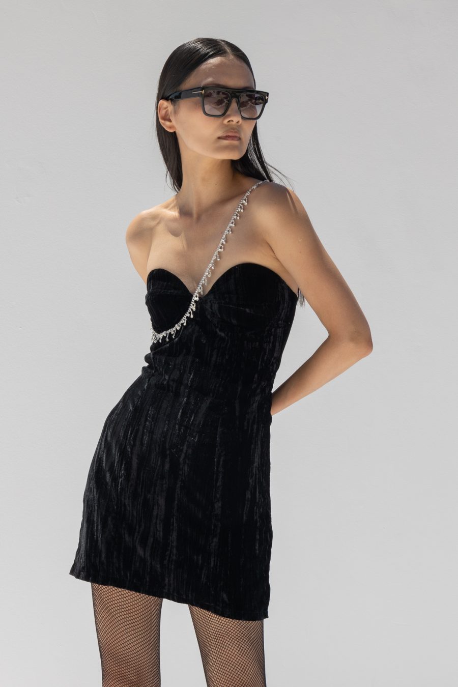 Mallory the Label Mylitta Black dress
