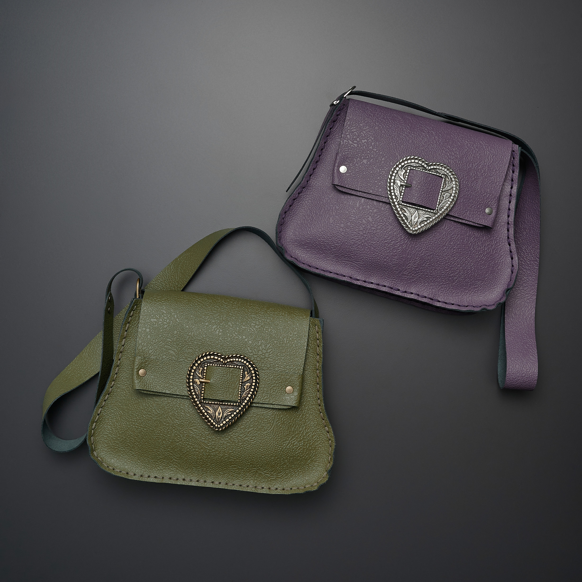 Individual Artleather The Power of Love purple bag