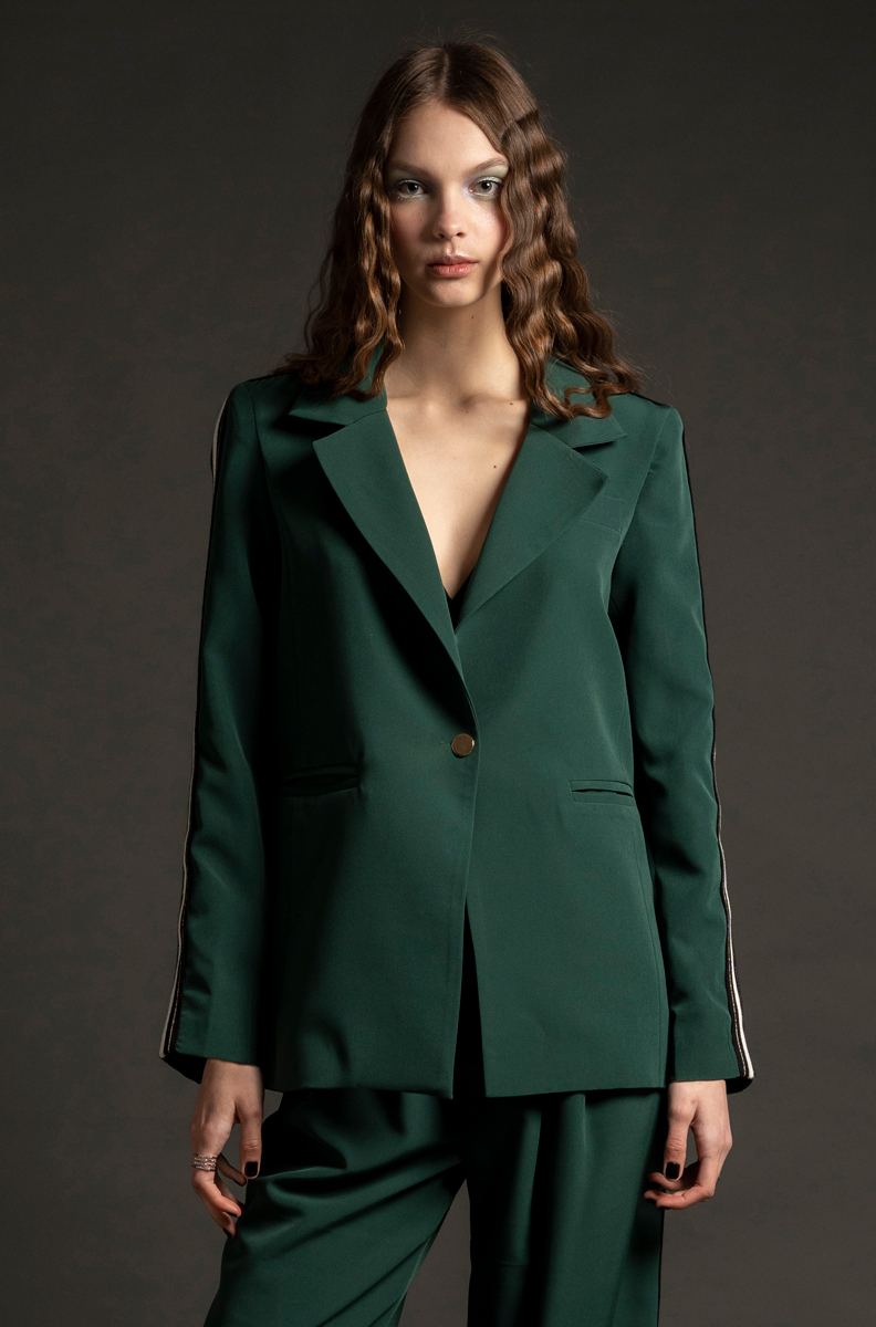 Peace & Chaos Forest green blazer