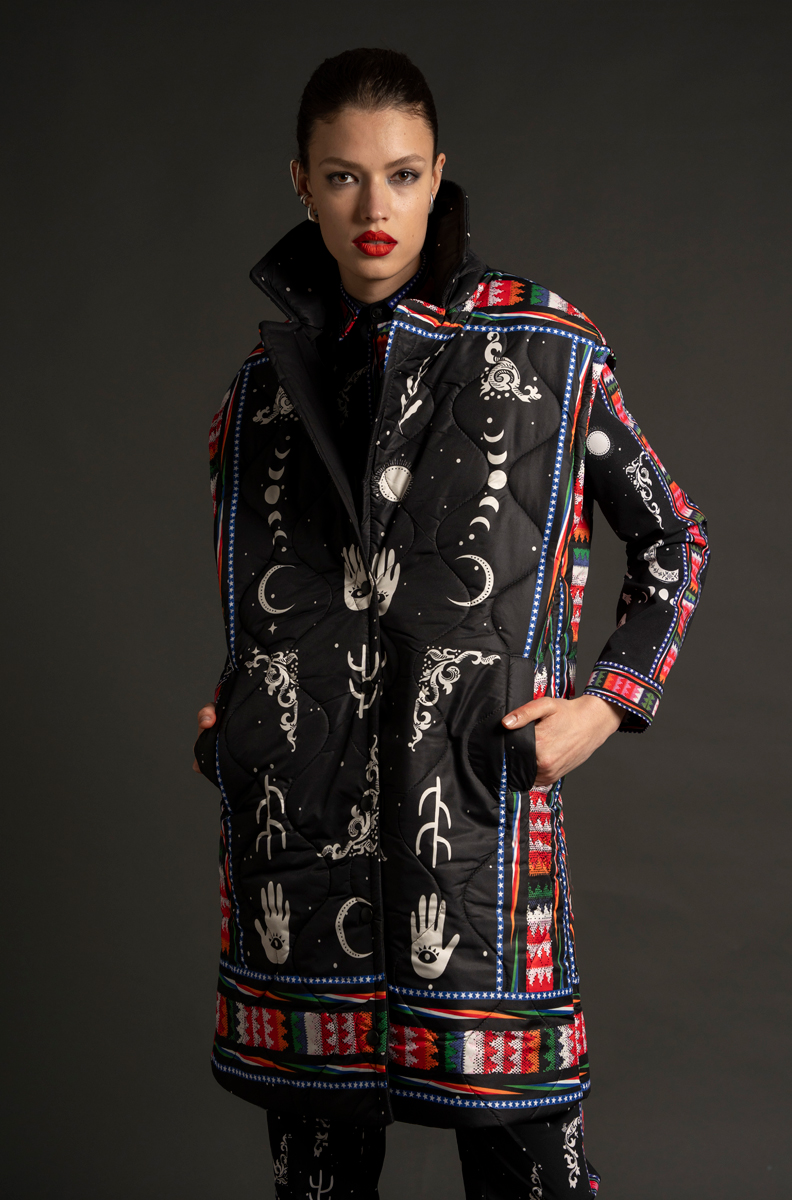 Peace & Chaos Ponyboy jacket pudded quilt