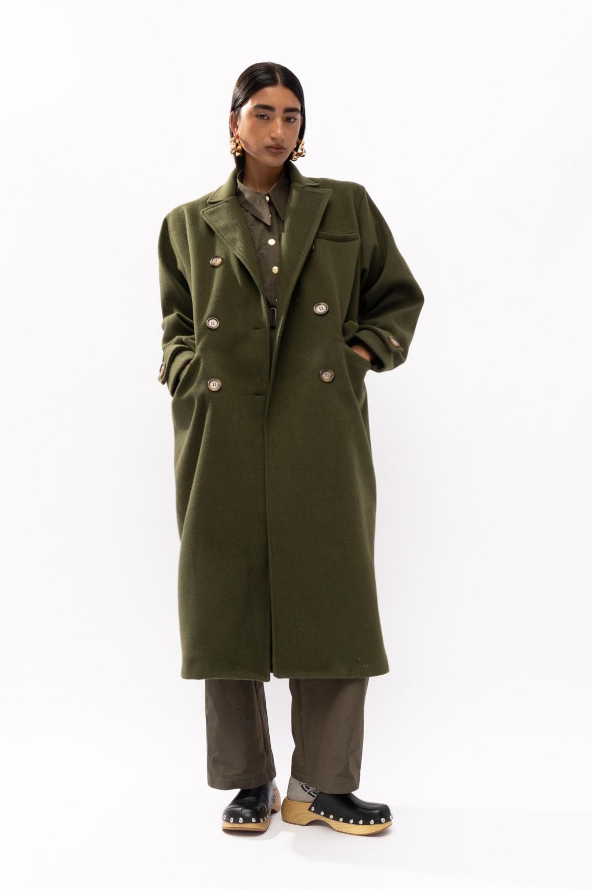 Mallory the Label Brooklyn Green Coat