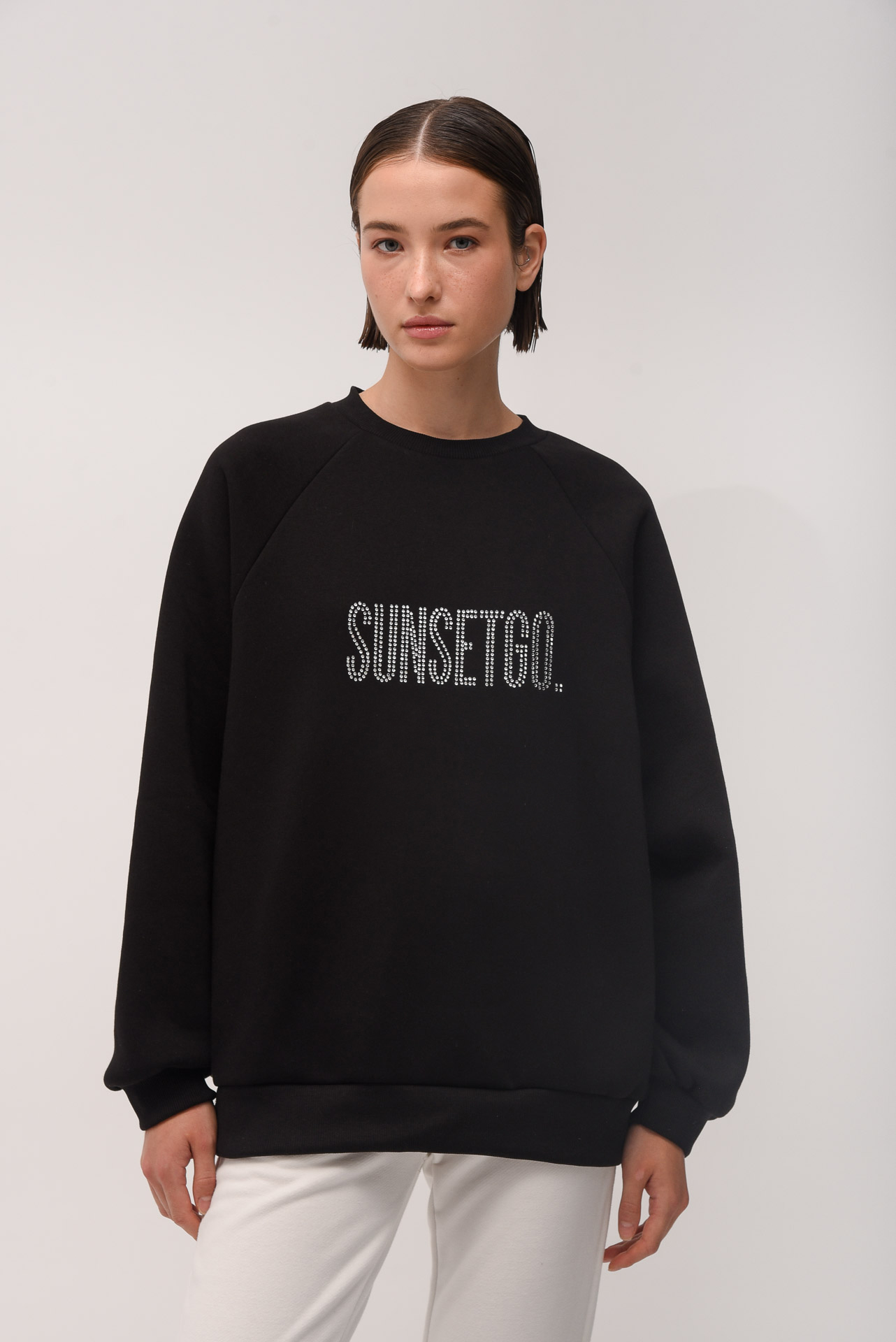 Sunsetgo Erin oversized sweatshirt black