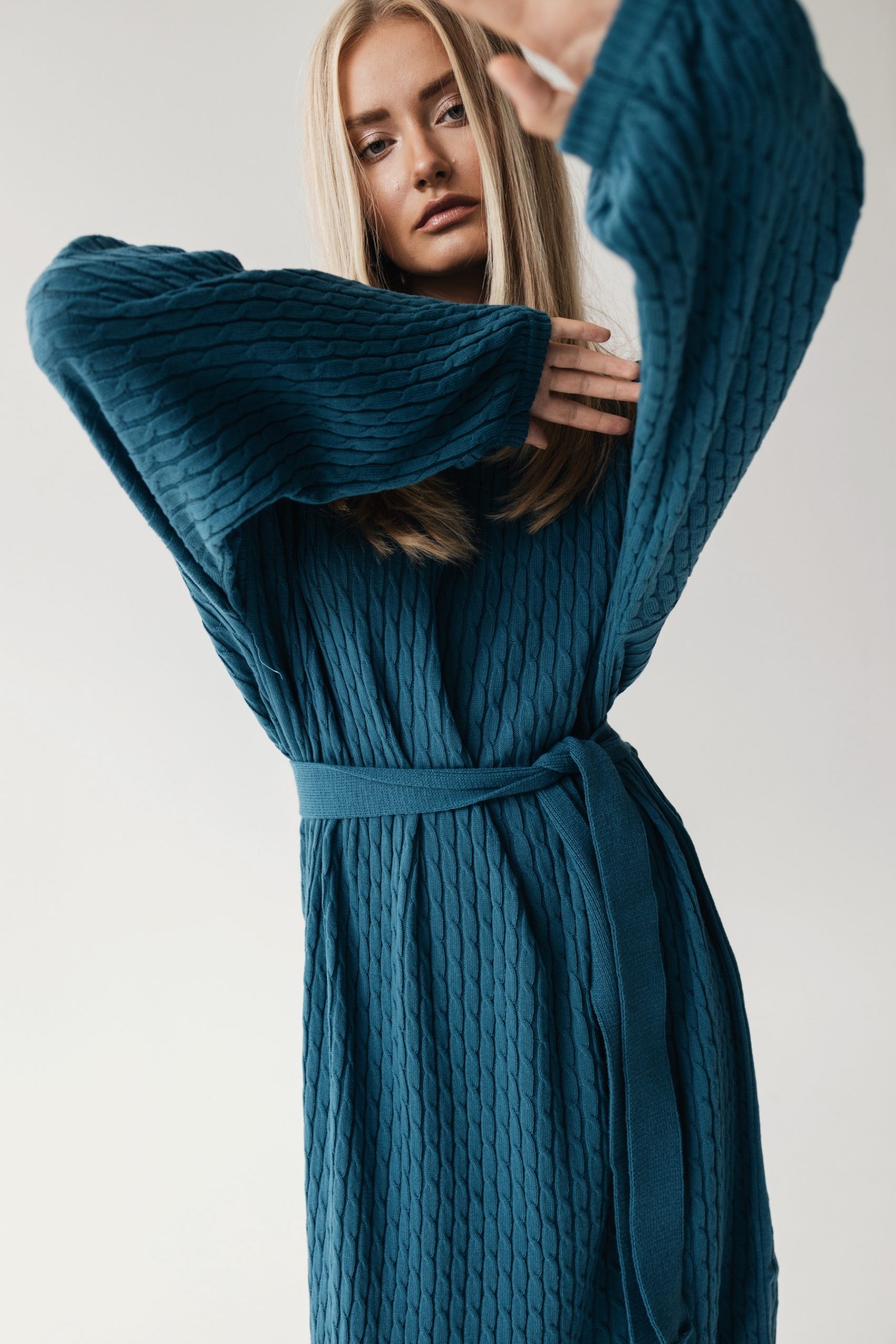 Ciel Concept Morzine knit dress petrol