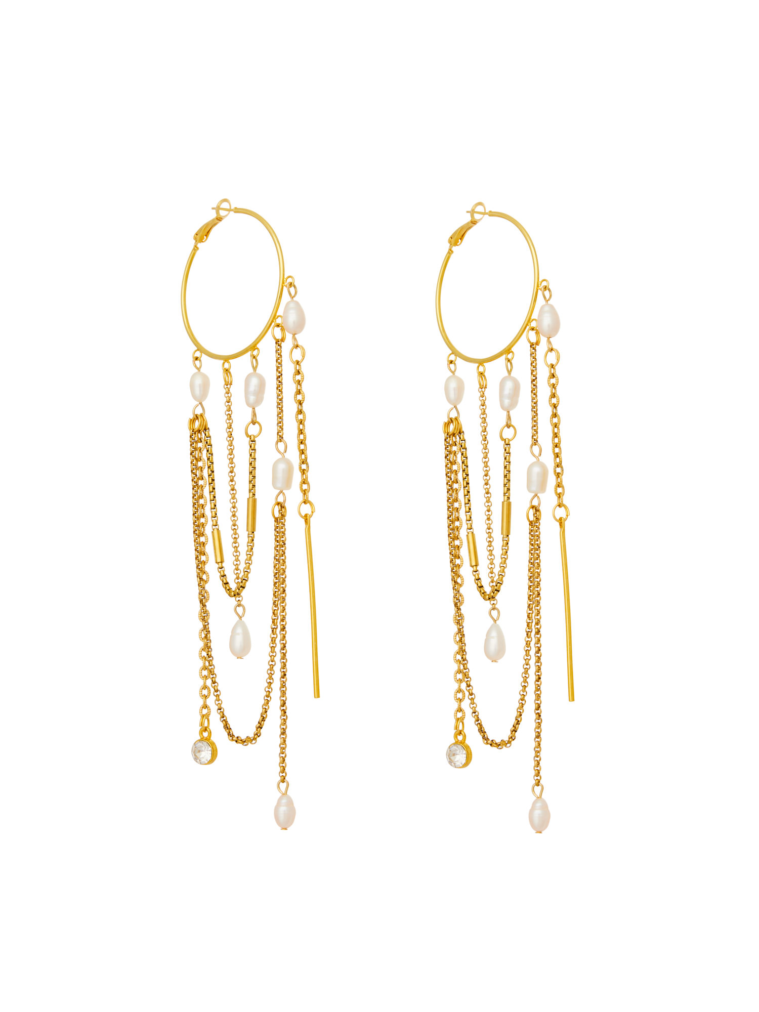 Kaleido Gold Wave earrings