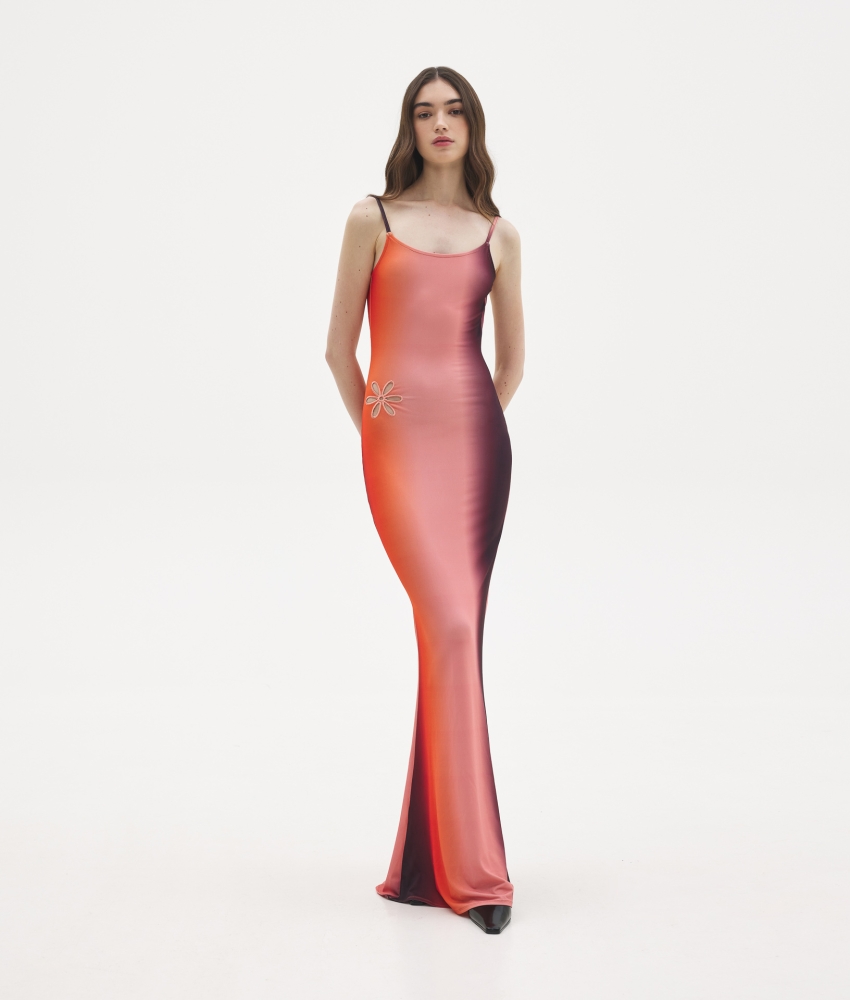 Sunsetgo Alema printed maxi dress