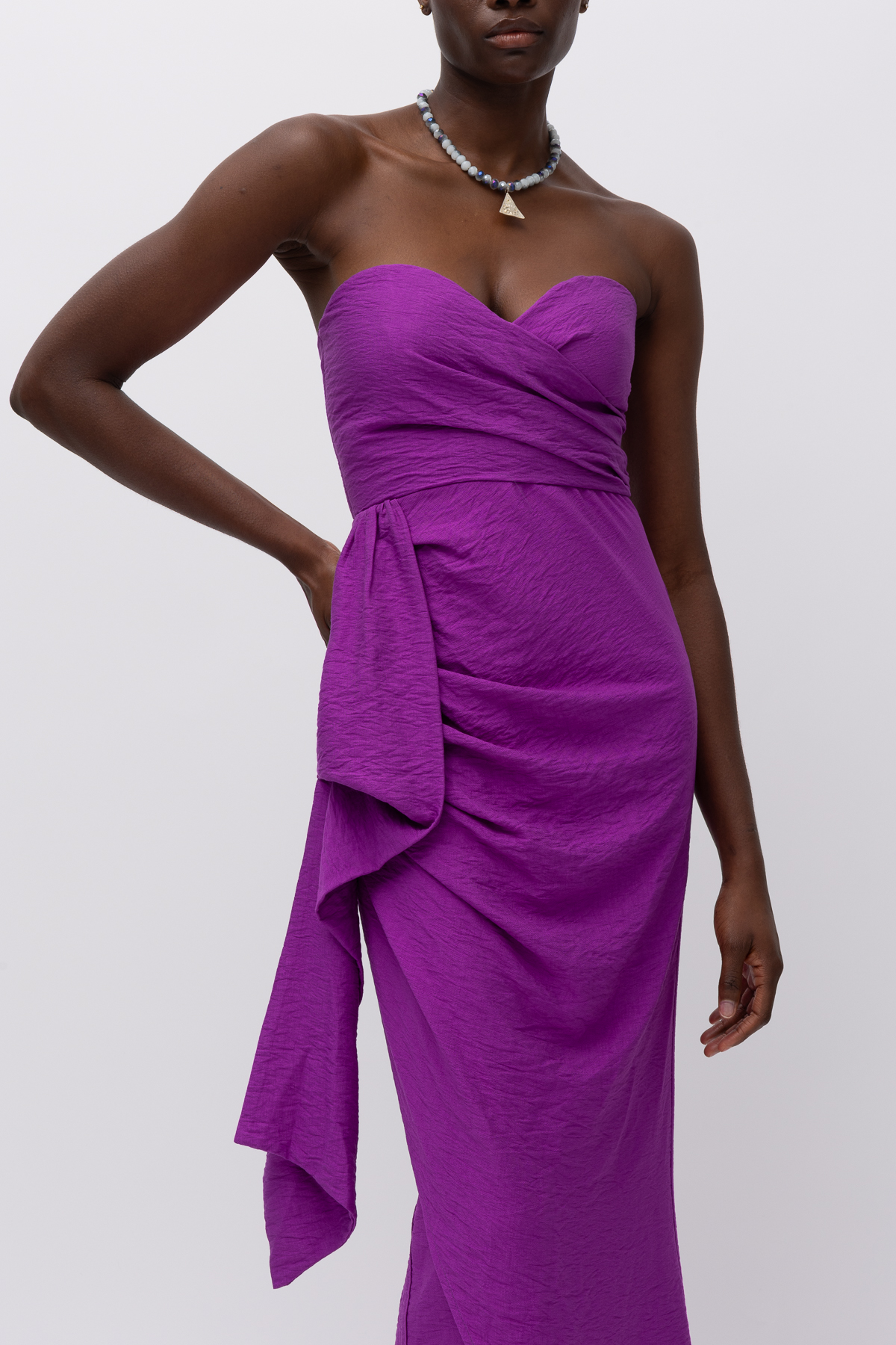 Mallory the label Nebula purple dress