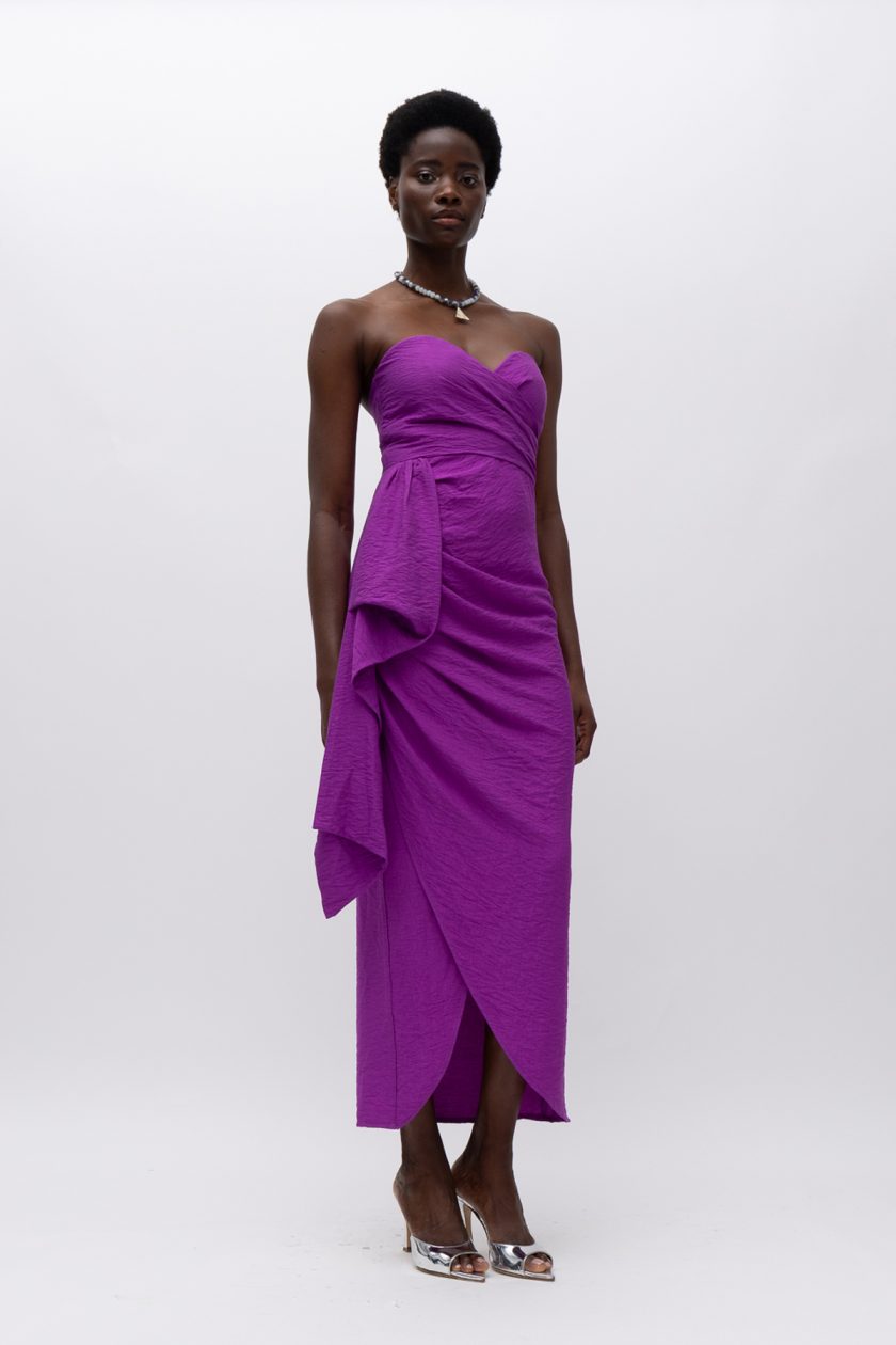 Mallory the label Nebula purple dress