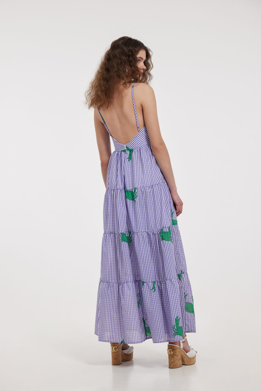 Hemithea Ether dress plaid purple