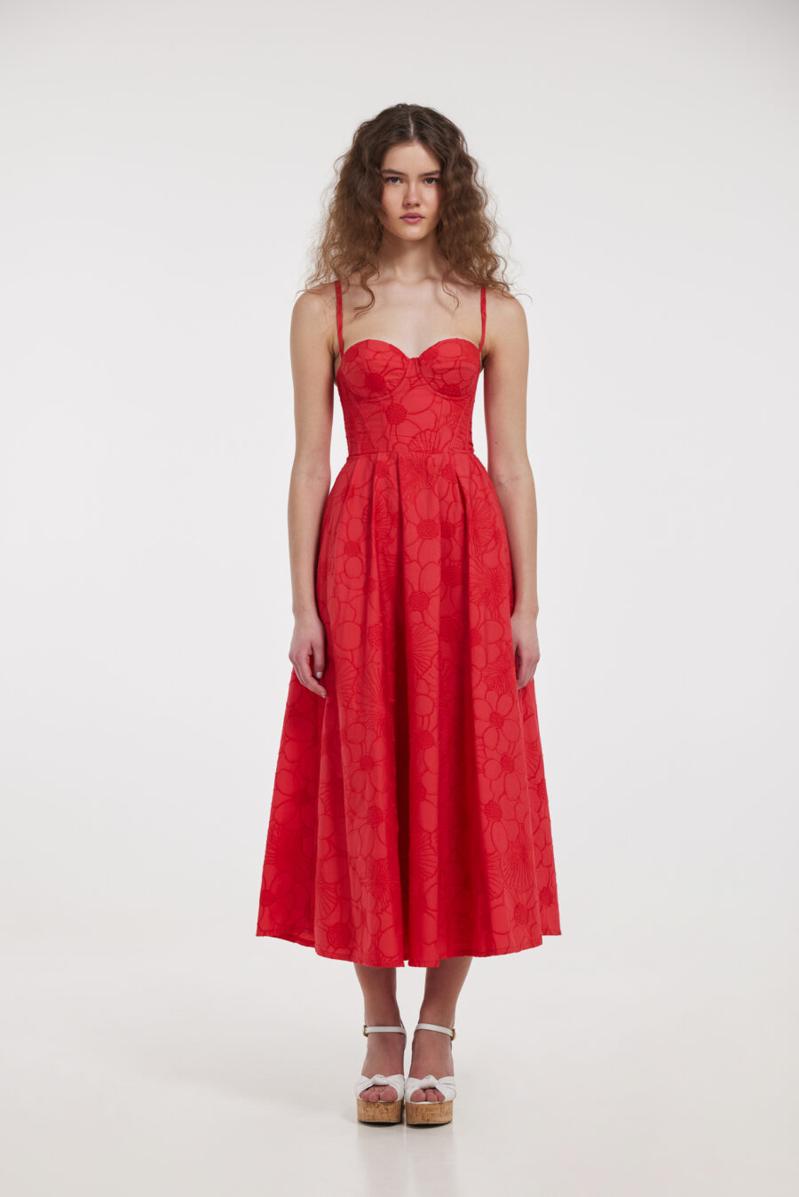 Hemithea Crystal dress red