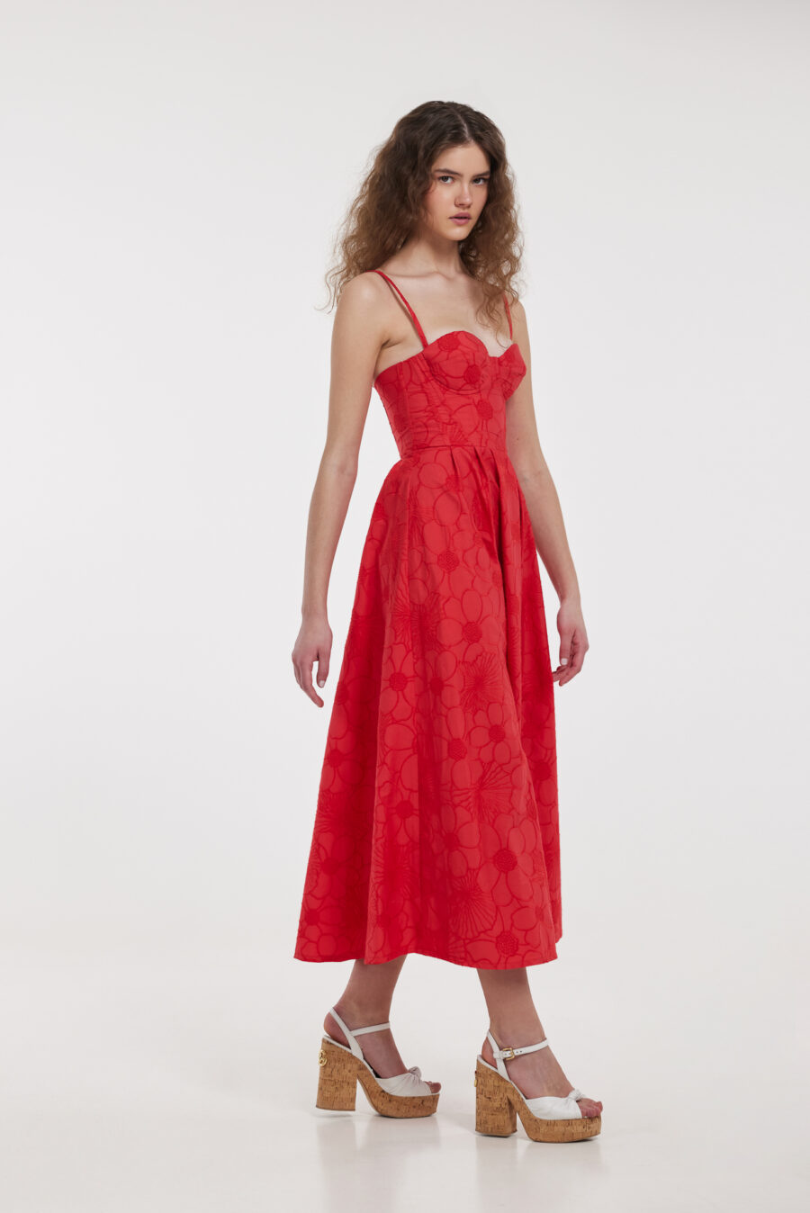 Hemithea Crystal dress red