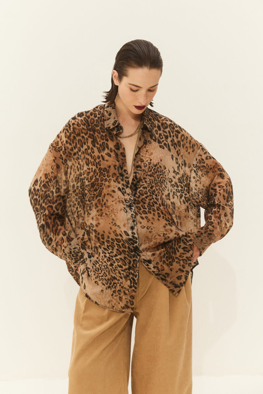 Hemithea Heather Shirt leopard