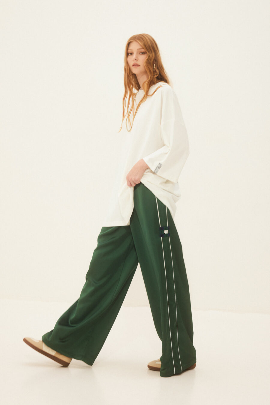 Hemithea Peacock Pants forest green