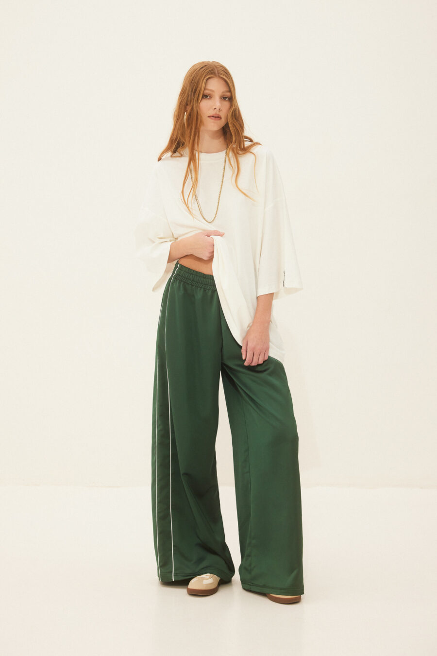 Hemithea Peacock Pants forest green