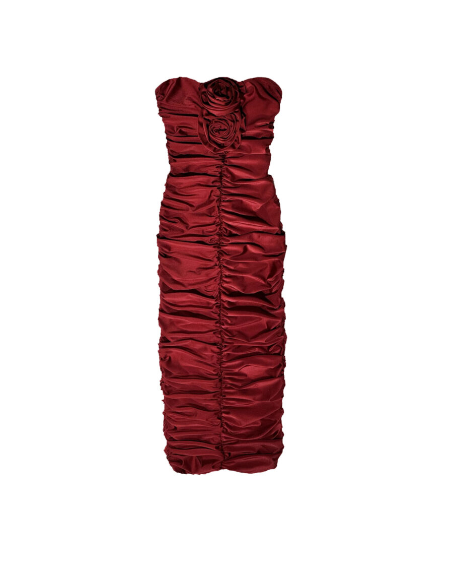 Mix & Match Rene dress red wine